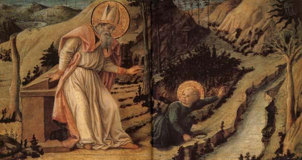 Filippino Lippi The Vision of St.Augustine oil painting image